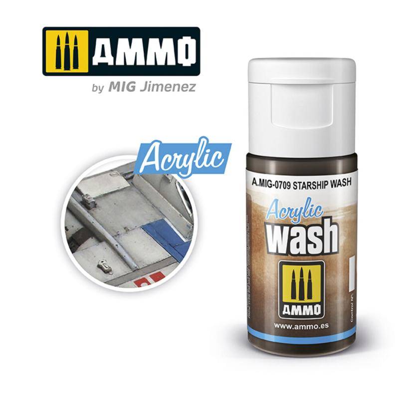 ACRYLIC WASH Starship Wash von AMMO by MIG Jimenez