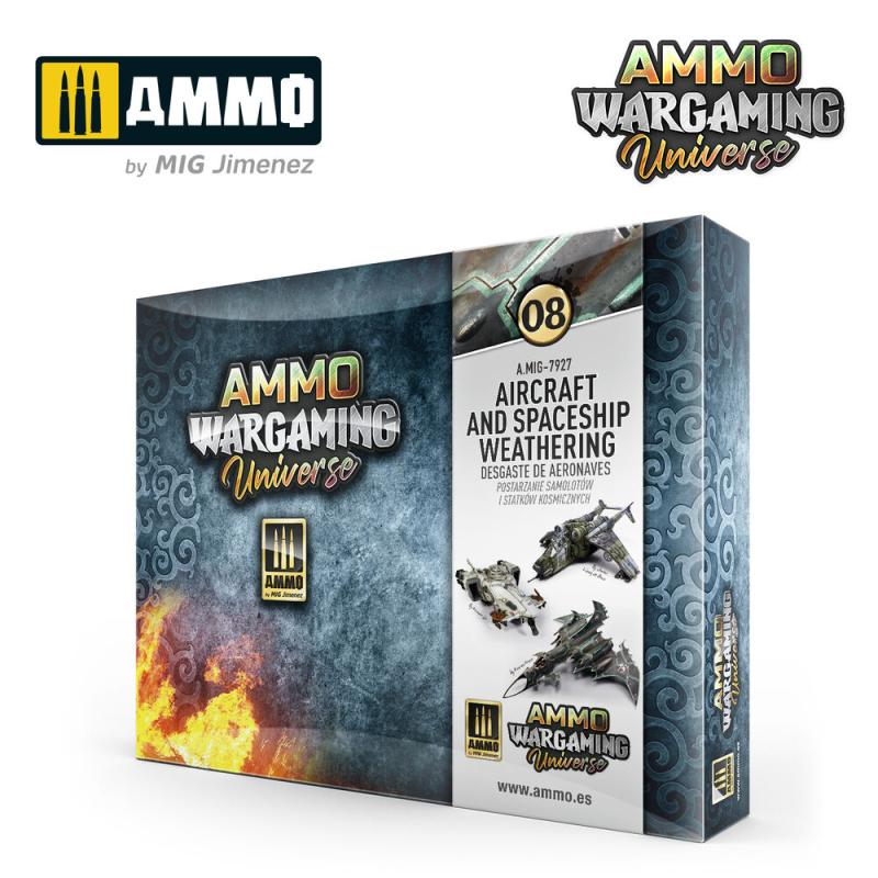 AMMO WARGAMING UNIVERSE 08 - Aircraft and Spaceship Weathering von AMMO by MIG Jimenez