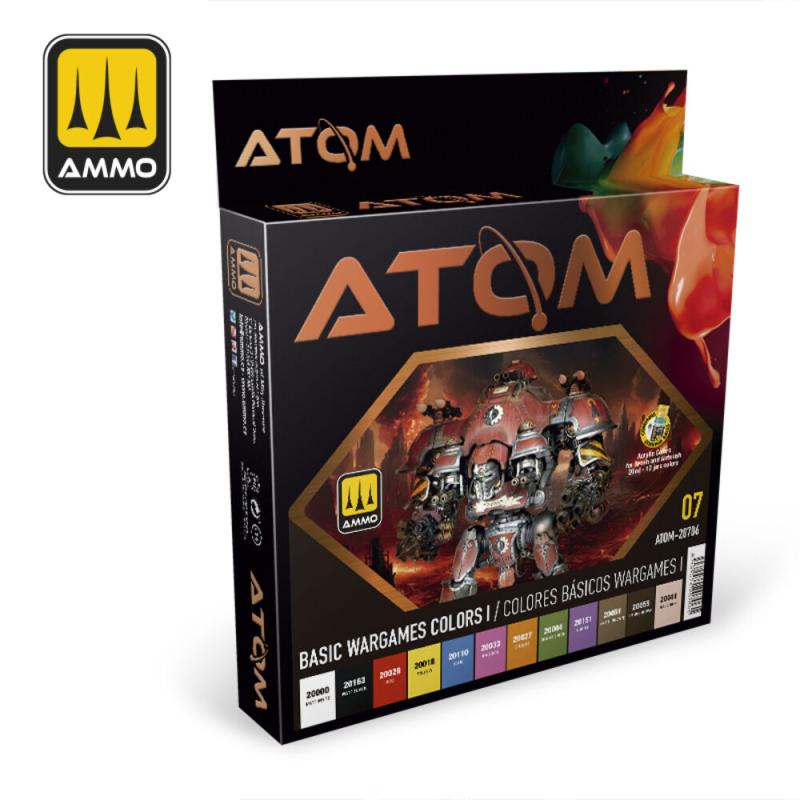 ATOM-Basic Wargames Colors I ATOM-Basic Wargames Colors I von AMMO by MIG Jimenez