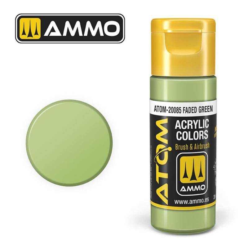 ATOM COLOR Faded Green von AMMO by MIG Jimenez