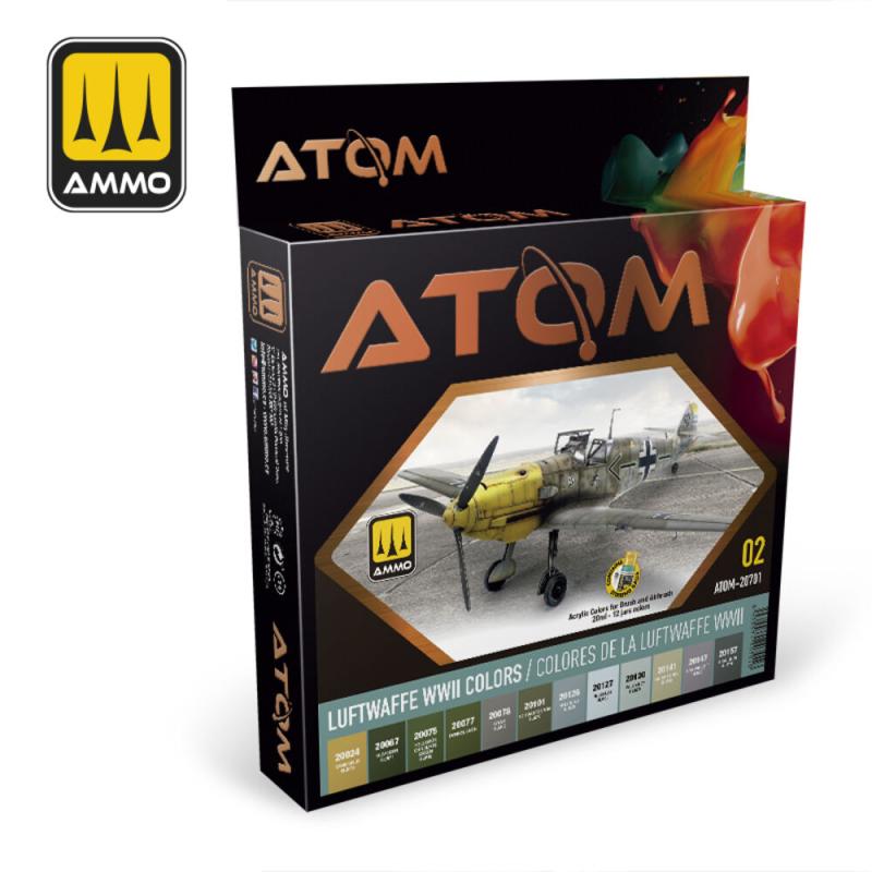 ATOM-Luftwaffe WWII Colors von AMMO by MIG Jimenez