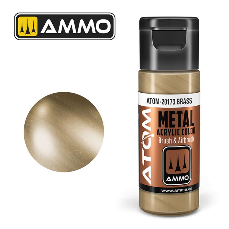 ATOM METALLIC Brass von AMMO by MIG Jimenez