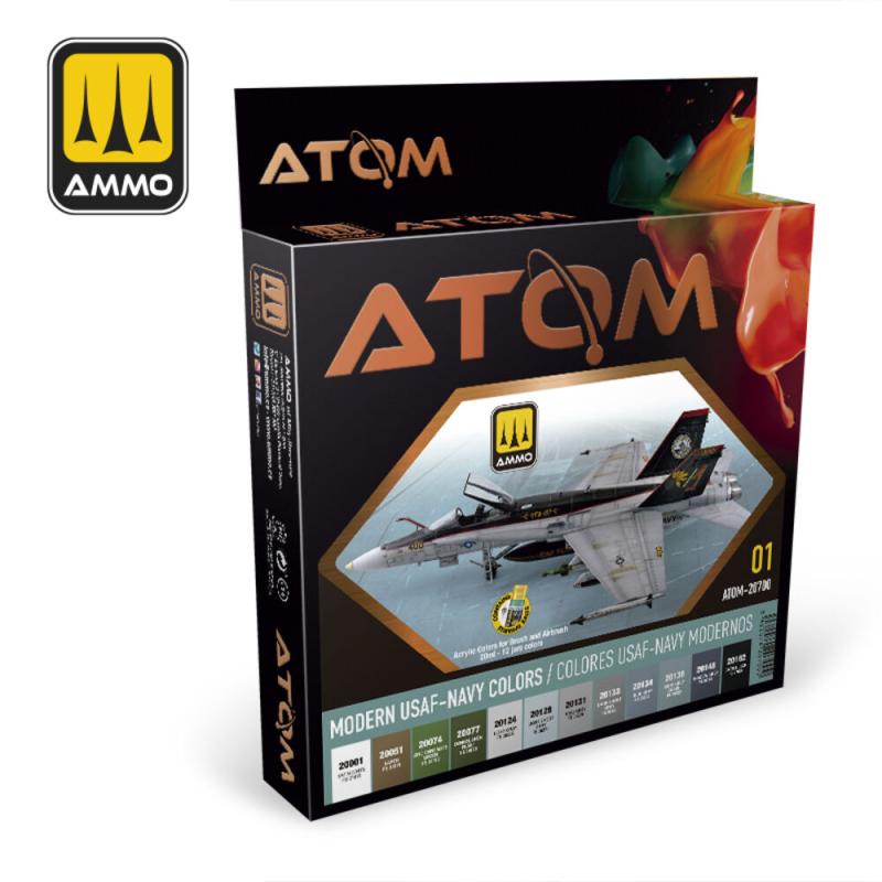 ATOM-Modern USAF-NAVY Colors von AMMO by MIG Jimenez
