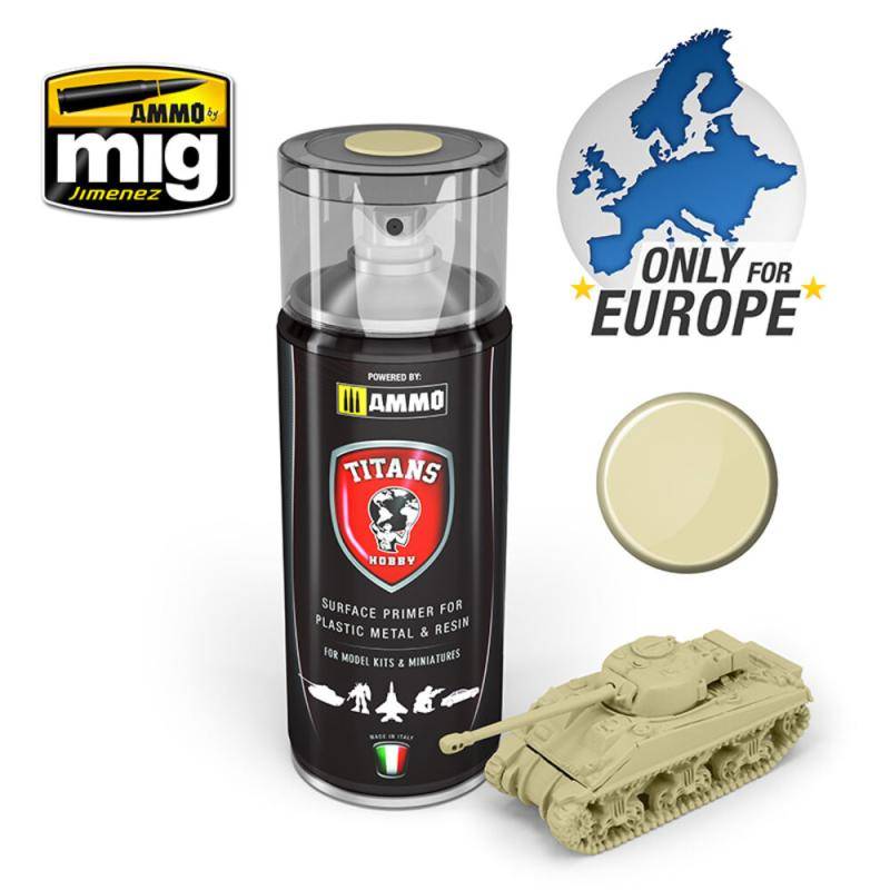 Bone White Matt Primer - Titans Hobby von AMMO by MIG Jimenez