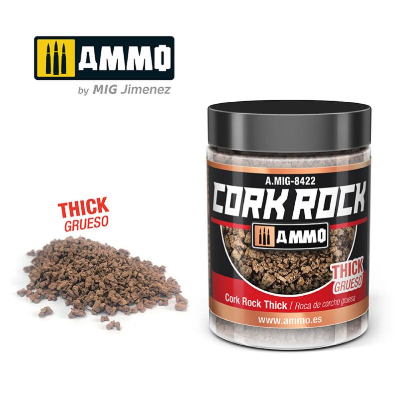 CREATE CORK Cork Rock Thick (Jar 100mL) von AMMO by MIG Jimenez