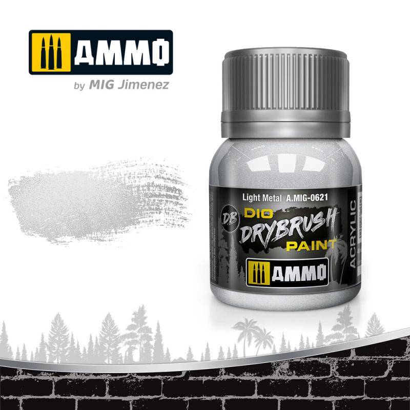 DRYBRUSH Light Metal von AMMO by MIG Jimenez