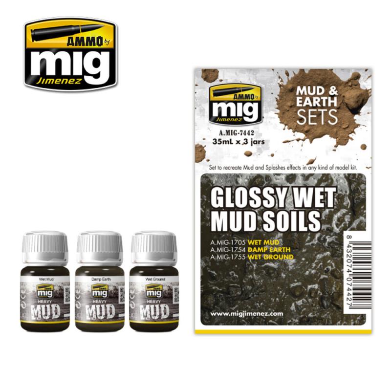 Glossy Wet Mud Soils von AMMO by MIG Jimenez