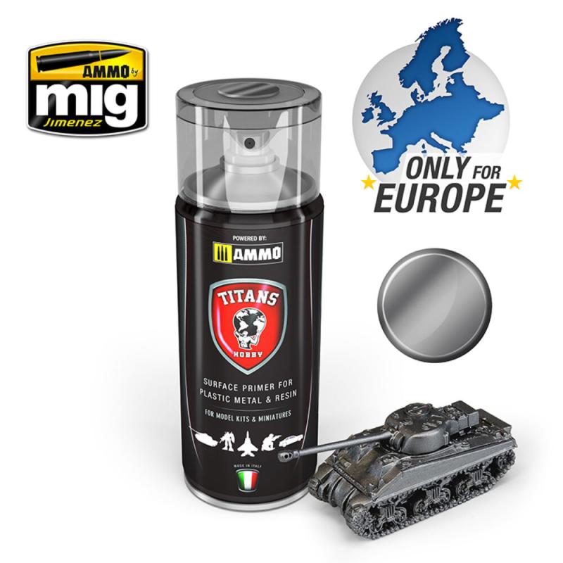 Gun Metal Primer - Titans Hobby von AMMO by MIG Jimenez