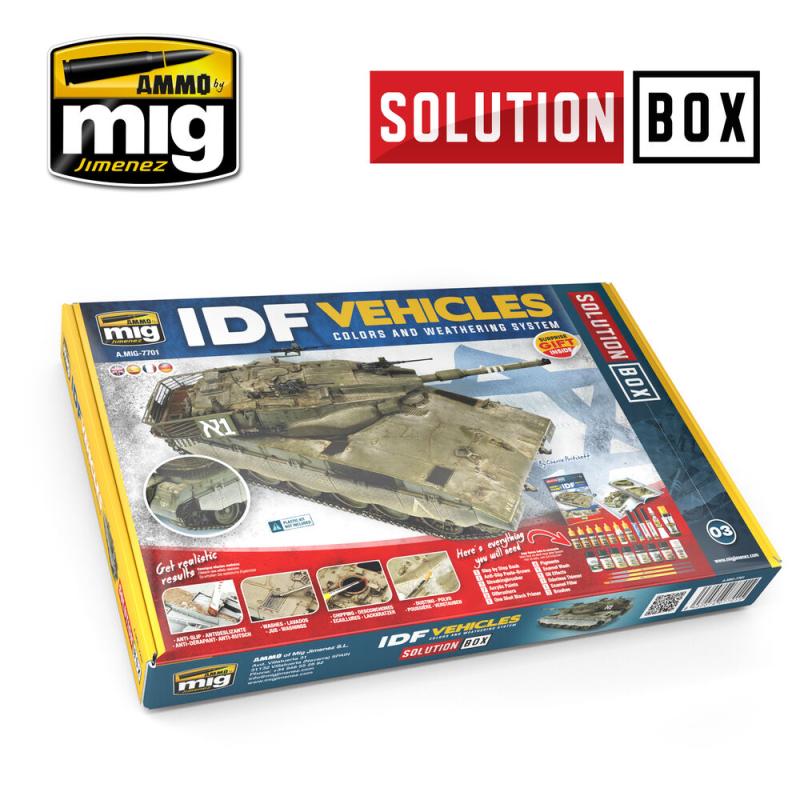 SOLUTION BOX 03 - IDF Vehicles von AMMO by MIG Jimenez