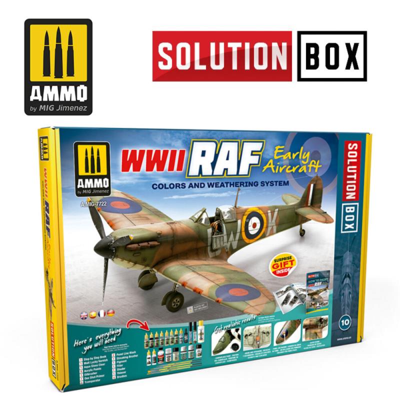 SOLUTION BOX 10 - WWII RAF Early Aircraft von AMMO by MIG Jimenez