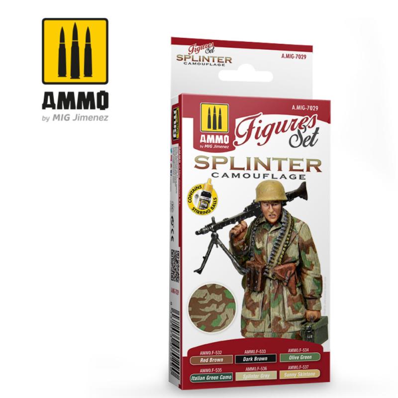 Splinter Camouflage Figures Set von AMMO by MIG Jimenez