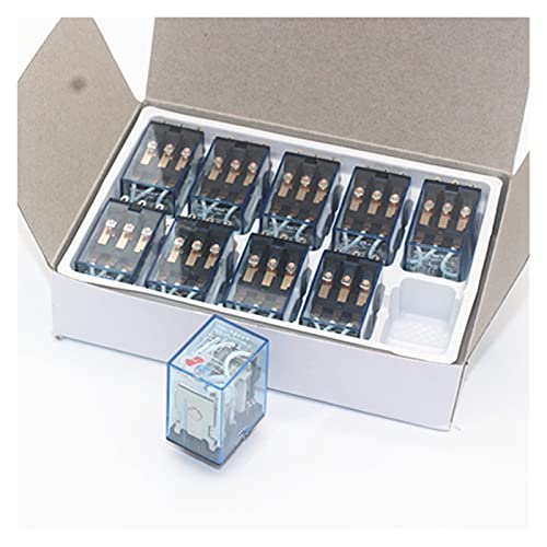 10PCS Micro Mini Relais HH53P MY3NJ MY3 11-Pin DC12V/DC24V/DC110V/AC220V Spule allgemeine Zwischen Elektromagnetische KHzIgRdY (Color : Ac380v) von AMNOOL