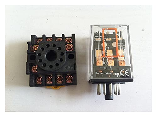 1Set MK3P-I AC 110V Relais 11-Pin 10A 250VAC mit PF113A Sockelsockel KHzIgRdY von AMNOOL