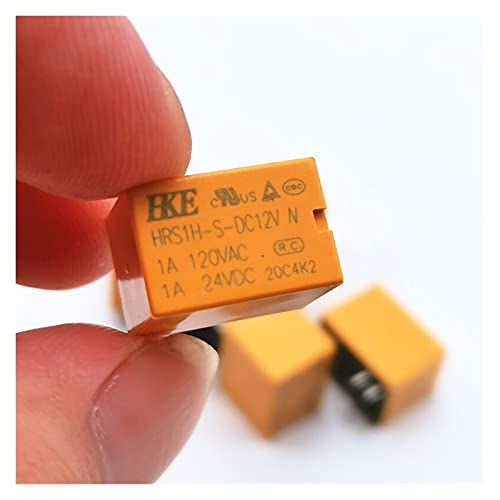 5PCS 3A hrs1h-s-dc5v / 12v-24v Relais 6-polig 12VDC KHzIgRdY (Size : HRS1H-S-DC5V-3A) von AMNOOL