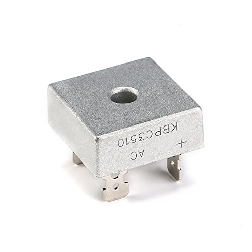 Dreiphasige PWM-Gleichrichter, Brückenstapeldiode, GBU406, 35 A, 1000 V, Aluminium-Metallgehäuse AMNzOgOdL (Size : Taglia unica) von AMNOOL