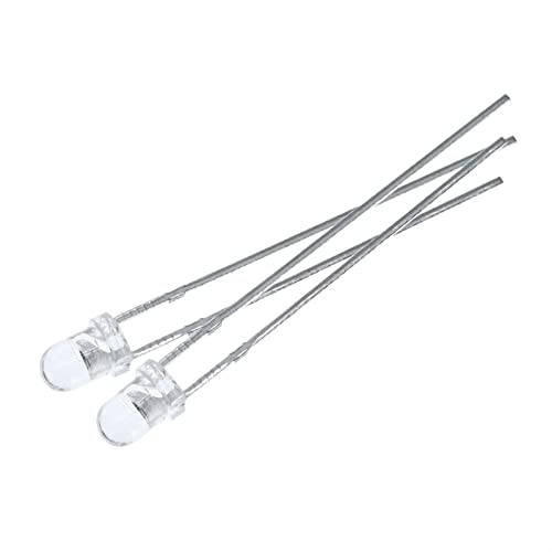 LED-Dioden 10 Paar F3 3 mm 940 nm LEDs Infrarot-Sender und IR-Empfänger-Dioden, jeweils 5 Stück Infrarot-zu-Röhren-Dioden AMNzOgOdL (Color : 10pcs Emitter Diode) von AMNOOL