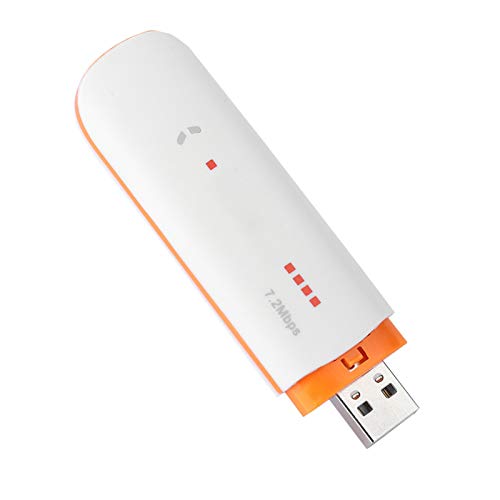 3G-USB-Dongle, 3G-SIM-Karten-Dongle, weiß, Tragbar für OS X Windows von AMONIDA