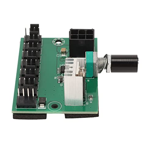 AMONIDA Computer-Lüfter-Controller-Hub, 0 Bis Full-Speed-Lüfter-Splitter-Controller-Hub für zu Hause AMONIDA Computer-Lüfter-Controller-Hub, 0 Bis Full-Speed-Lüfter-Splitter-Controller-Hub für zu Hause von AMONIDA