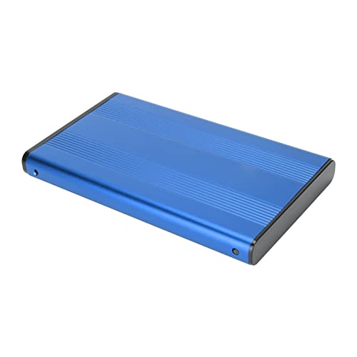 AMONIDA Festplattengehäuse, USB3.0 auf SATA 5 Gbit/s Übertragungsrate Angemessene Struktur 2,5-Zoll-USB3.0-Festplattengehäuse mit Aluminium (Blau) von AMONIDA