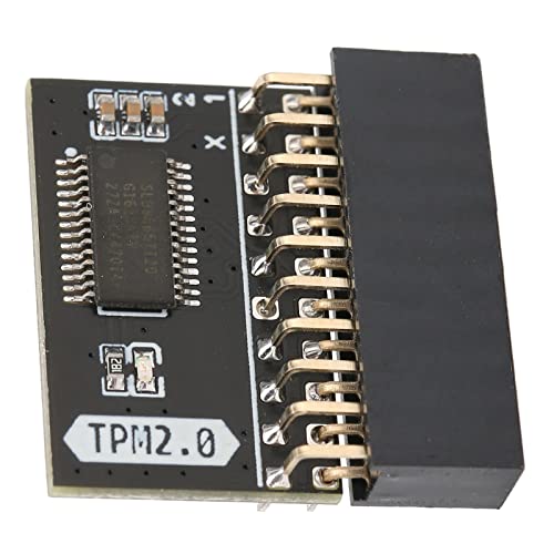 AMONIDA TPM 2.0 Modul, TPM 2.0 Verschlüsse Lungs Sicherheits Modul, 20Pin TPM Modul für ASUS Gigabyte 2x10P Standalone Crypto Processor Sicherheits Modul von AMONIDA
