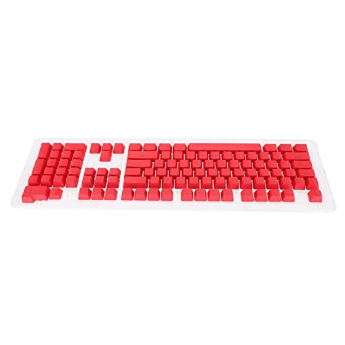 AMONIDA Tastatur-Set, ölabweisende Beschichtung, Ergonomisches Design, 106 Tasten, OEM-Höhe, Tastenkappen für Mechanische Tastatur (Rot) von AMONIDA