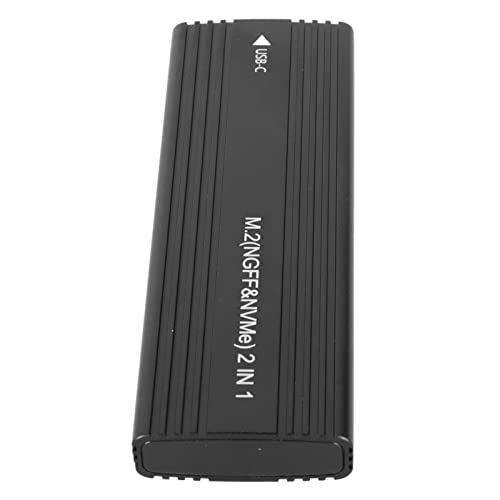 NVMe-SATA-SSD-Gehäuse, Schnelle Kühlung, Typ-C-Aluminiumlegierung, UASP-Protokoll, NVMe-SSD-Gehäuse für M.2 NGFF von AMONIDA