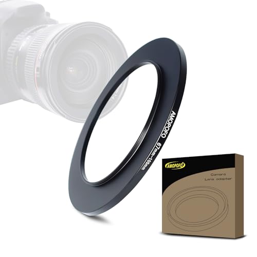 67mm Objektiv Konverter 105mm Kamera Filter Ring,Kompatibel mit Allen 67mm Kamera objektiven zu 105mm UV,ND,CPL Zubehör,Aus CNC gefrästem Material (67mm-105mm) von AMOPOFO