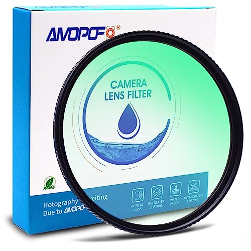 67mm Slim UV-Filter,3.5mm Ultra Slim 16 Schichten Multi-Beschichtung Objektiv UV Filter Ultraviolett Schutzfilter für 67mm Objektiv DSLR Kamera Filter(67mm UV Filter) von AMOPOFO