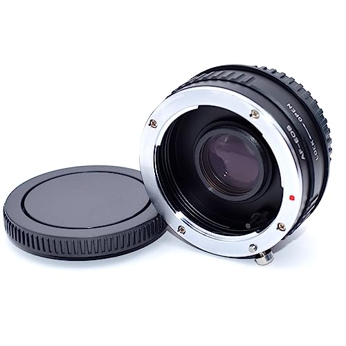AF auf EF Adapter mit optischem Glas,kompatibel für Sony Alpha A Minolta MA AF Objektiv&für Canon EF (EF, EF-S) Mount SLR Kameras 7D 550D 500D 1000D 60D 50D,40D,30D,20D,10D 5D usw von AMOPOFO