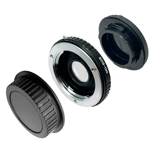 MD Objektiv zu EOS Objektiv Adapter Adapterring,für Minolta(MD/MC) Objektiv Kompatibel für EOS EF-S Mount Kamera 7D,10D,20D,30D,40D,50D,60D,Rebel xt,T2i,T3,T3i,T4,400D,450D,1300D von AMOPOFO