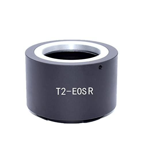 T2-EOS R Objektivadapter Adapterring auf T-Mount T2 Schraubgewinde Objektiv Kompatibel für Canon EOS R-Mount Kamera Canon EOS RF RP, T2 to EOS R Lens Adapter von AMOPOFO