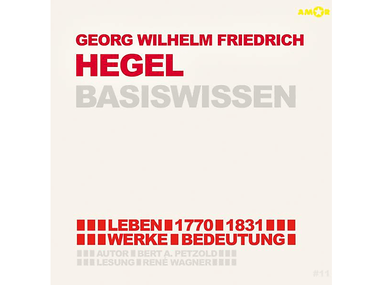 René Wagner - Friedrich Hegel-Basiswissen (CD) von AMOR VERLA