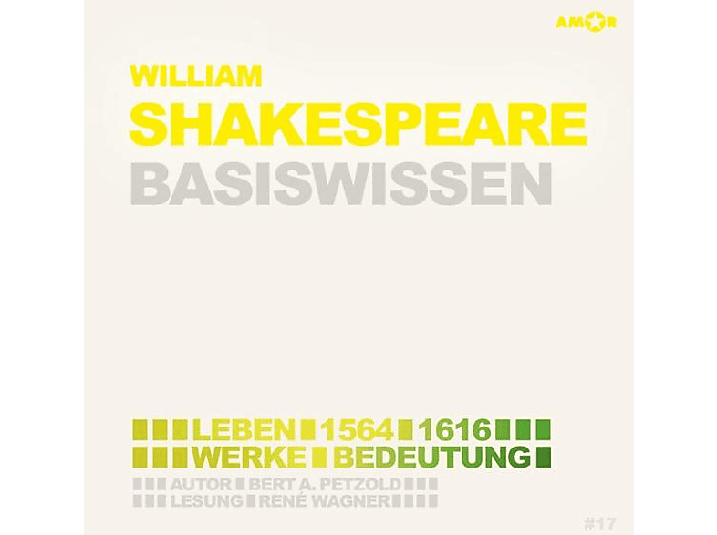 René Wagner - William Shakespeare Basiswissen (CD) von AMOR VERLA