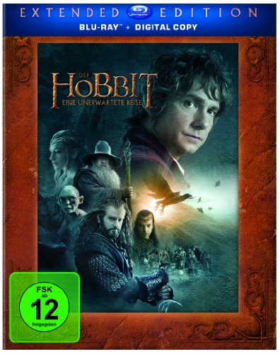 Der Hobbit: Eine unerwartete Reise - Extended Edition (3 Discs) [Blu-ray] von AMOVO