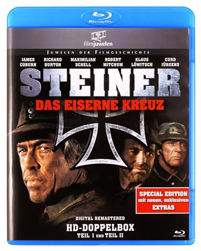 Steiner - Das eiserne Kreuz Teil 1+2 (HD-Doppelbox) - Filmjuwelen [2 Blu-rays] von AMOVO