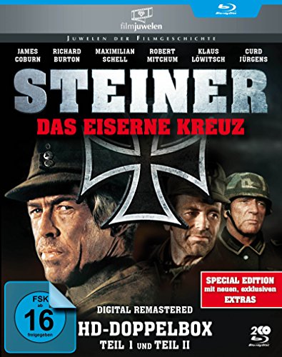 Steiner - Das eiserne Kreuz Teil 1+2 (HD-Doppelbox) - Filmjuwelen [2 Blu-rays] von AMOVO