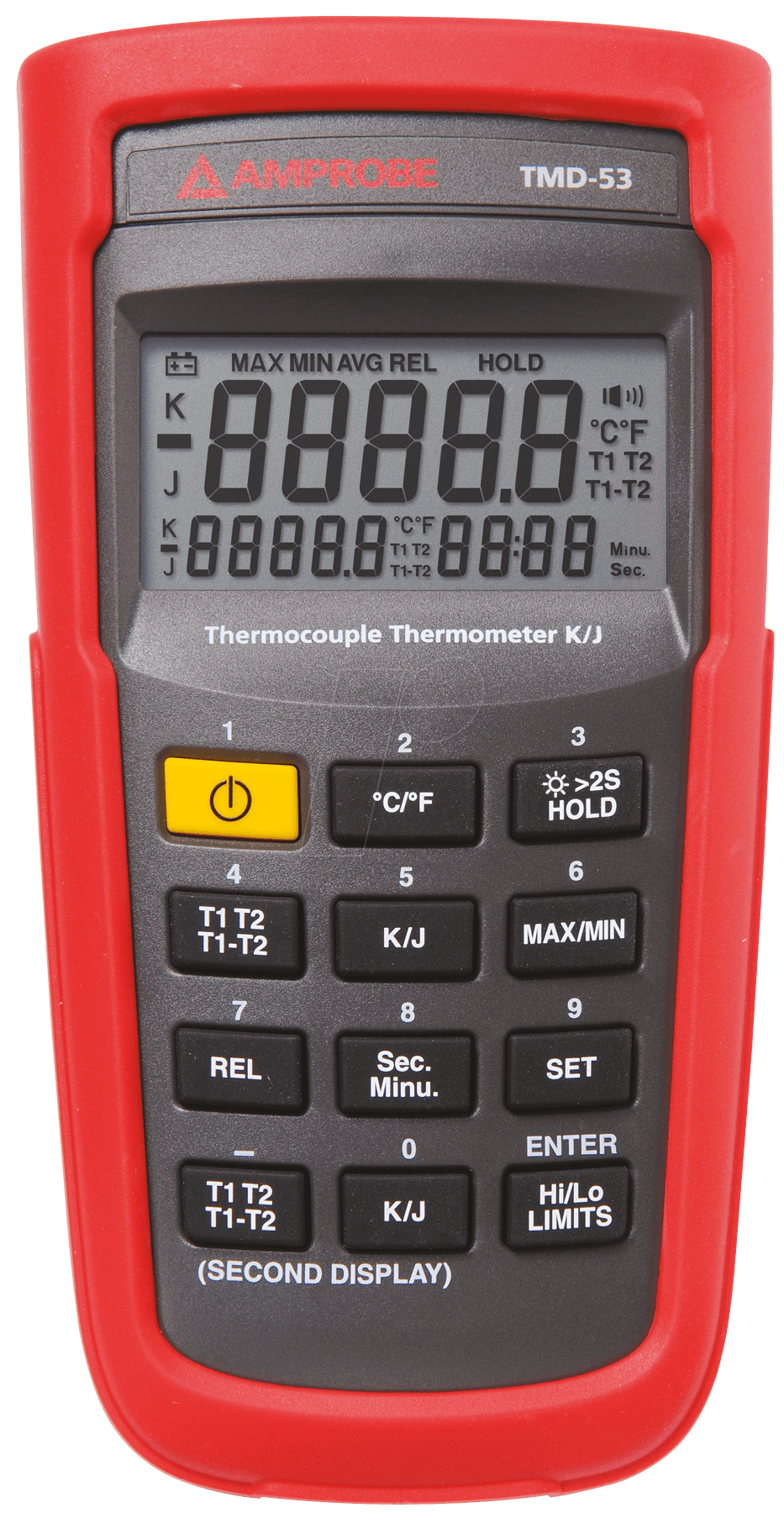 AMP TMD-53 - Digital-Thermometer TMD-53, -180 bis +1350°C von AMPROBE