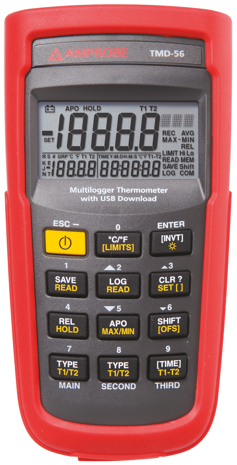 AMP TMD-56 - Digital-Thermometer TMS-56, -180 bis +1350°C von AMPROBE