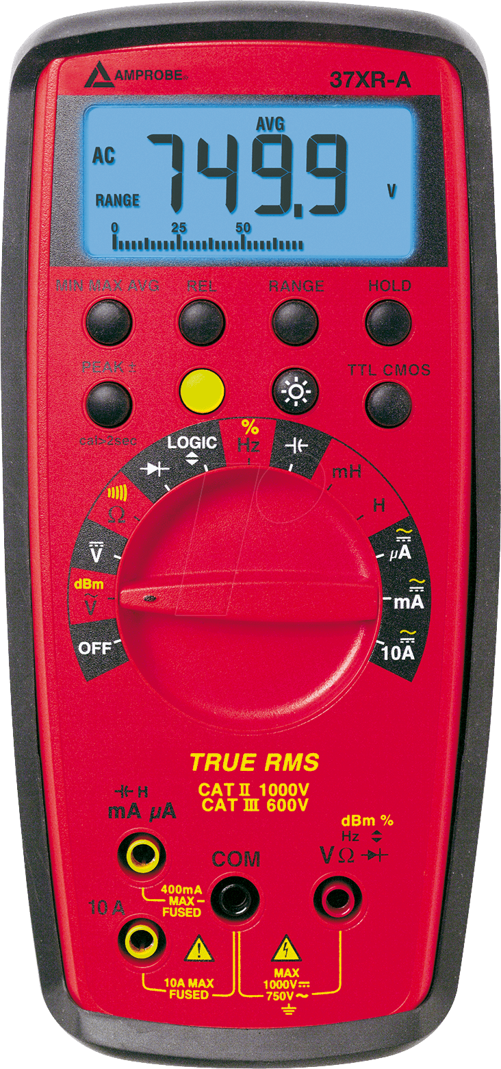 AMPROBE 37XR-A - Multimeter 37XR-A, digital, 10000 Counts, TRMS von AMPROBE