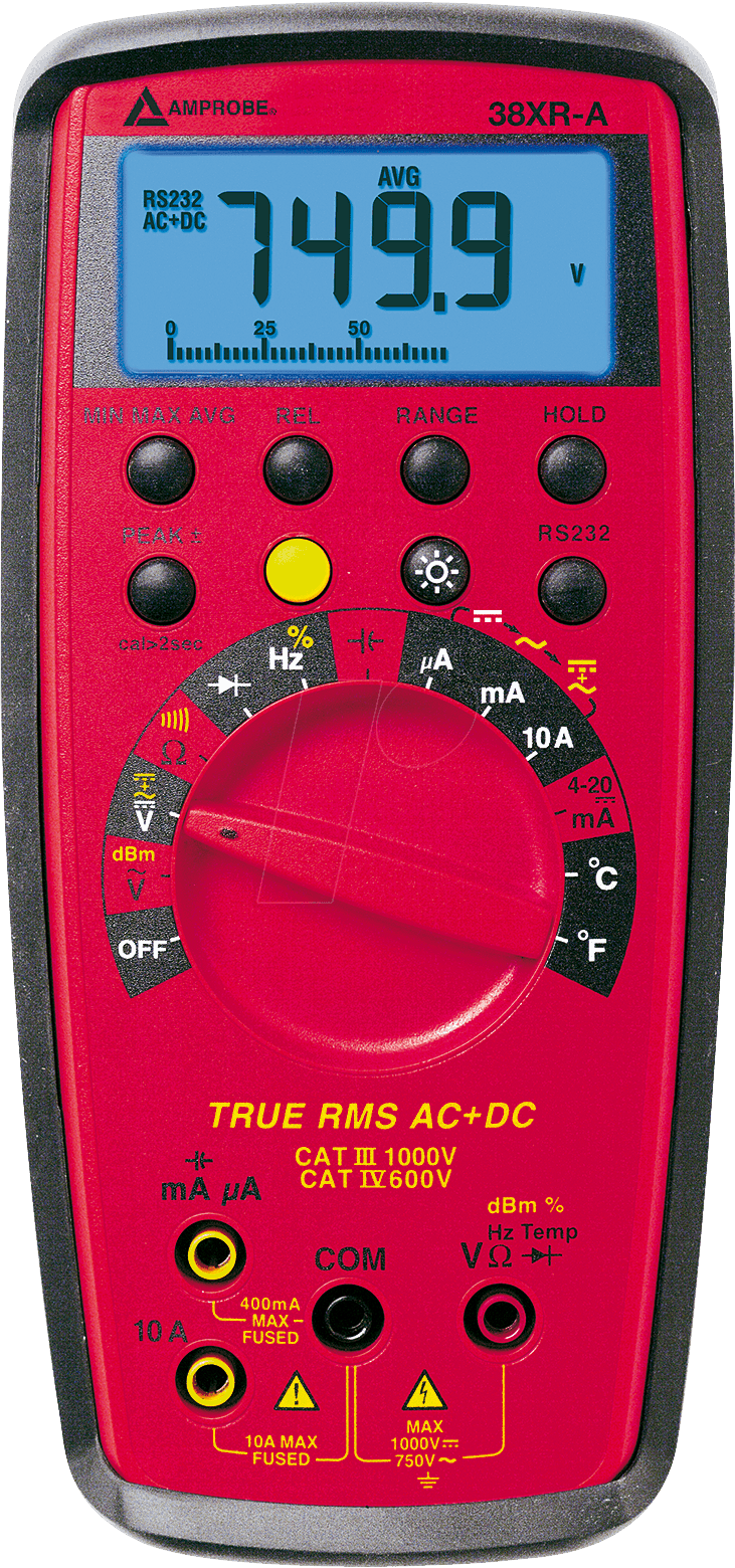 AMPROBE 38XR-A - Multimeter 38XR-A, digital, 9999 Counts, TRMS von AMPROBE