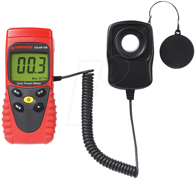 SOLAR-100 - Einstrahlungsmessgerät mit externem Sensor von AMPROBE