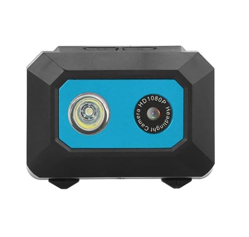 AMRTTWY Action-Kamera, Action-Kamera, Action-Videokamera, Super HD 1080P, DV-Sportkamera, am Kopf montierter Action-Video-Camcorder, DVR-Recorder, Sportkamera,für Radfahren, Motorrad(Blue) von AMRTTWY