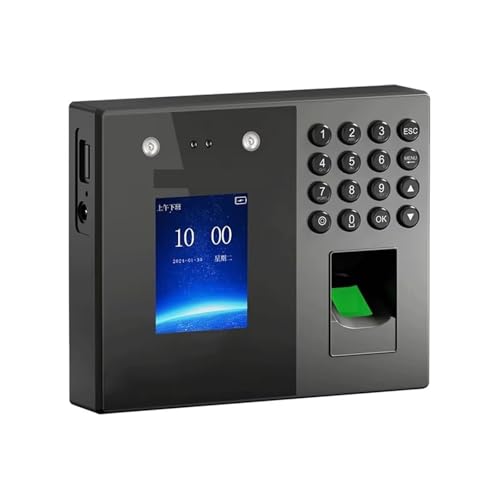 Stempeluhr, Zeiterfassungssystem Maschine Biometrische Gesichtserkennung Fingerabdruck Handabdruck Disk Drive Time Recorder für Mitarbeiter Business Automatische Stundenberec von AMRTTWY