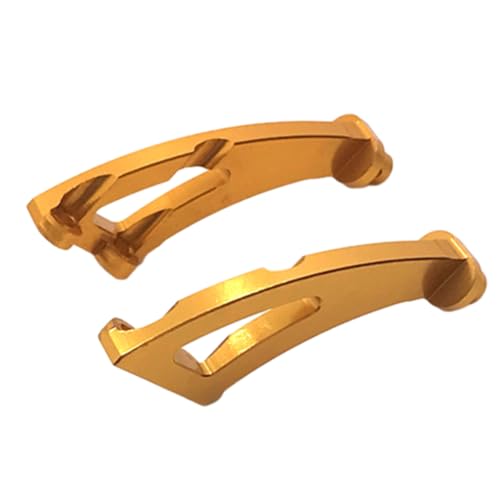 AMSLSIU 2x Aluminiumlegierung Upgrade Heckflügelhalterung für Wltoys 1/18 A949 RC Auto Metall Heckflügelbefestigungshalterung Aluminiumlegierung, Gold AMSLSIU 2x Aluminiumlegierung Upgrade Heckflügelhalterung für Wltoys 1/18 A949 RC Auto Metall Heckflügelbefestigungshalterung Aluminiumlegierung, Gold von AMSLSIU