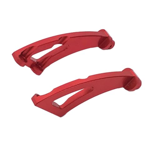 AMSLSIU 2x Aluminiumlegierung Upgrade Heckflügelhalterung für Wltoys 1/18 A949 RC Auto Metall Heckflügelbefestigungshalterung Aluminiumlegierung, Rot AMSLSIU 2x Aluminiumlegierung Upgrade Heckflügelhalterung für Wltoys 1/18 A949 RC Auto Metall Heckflügelbefestigungshalterung Aluminiumlegierung, Rot von AMSLSIU