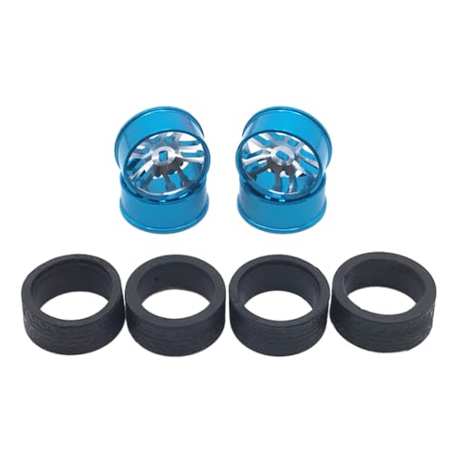 AMSLSIU 4 paket/los Felge Reifen Modifikation Teile Kompatibel Mit 1/28 Wltoys K969 Metall RC Auto Upgrade Teile RC Felge, Blau AMSLSIU 4 paket/los Felge Reifen Modifikation Teile Kompatibel Mit 1/28 Wltoys K969 Metall RC Auto Upgrade Teile RC Felge, Blau von AMSLSIU