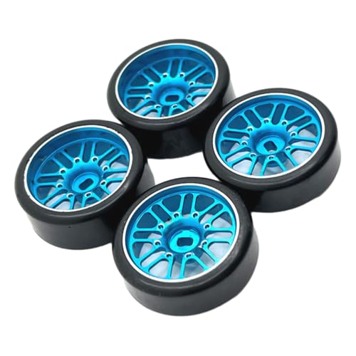 AMSLSIU 4 stück 27mm Drift Reifen Reifen Metall Felge Für 1/28 Wltoys K969 K979 K989 1/28 RC Auto Ersatzteile metall Upgrade Zwei, Himmelblau AMSLSIU 4 stück 27mm Drift Reifen Reifen Metall Felge Für 1/28 Wltoys K969 K979 K989 1/28 RC Auto Ersatzteile metall Upgrade Zwei, Himmelblau von AMSLSIU