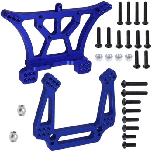 AMSLSIU Aluminiumlegierung 1/10 Vorne Hinten Stoßdämpferbrücke Für SLASH 2WD Short Course 2 stücke RC Auto Zubehör Ersatzteile, Dunkelblau AMSLSIU Aluminiumlegierung 1/10 Vorne Hinten Stoßdämpferbrücke Für SLASH 2WD Short Course 2 stücke RC Auto Zubehör Ersatzteile, Dunkelblau von AMSLSIU