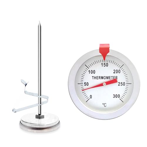 AMSLSIU Edelstahl Öl Kochthermometer für Lebensmittel, Fleisch, Grill, Backen, Temperaturanzeige, Kaffee, Getränke, professionelle Geräte, 150mm AMSLSIU Edelstahl Öl Kochthermometer für Lebensmittel, Fleisch, Grill, Backen, Temperaturanzeige, Kaffee, Getränke, professionelle Geräte, 150mm von AMSLSIU