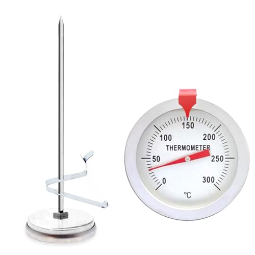 AMSLSIU Edelstahl Öl Kochthermometer für Lebensmittel, Fleisch, Grill, Backen, Temperaturanzeige, Kaffee, Getränke, professionelle Geräte, 300mm AMSLSIU Edelstahl Öl Kochthermometer für Lebensmittel, Fleisch, Grill, Backen, Temperaturanzeige, Kaffee, Getränke, professionelle Geräte, 300mm von AMSLSIU